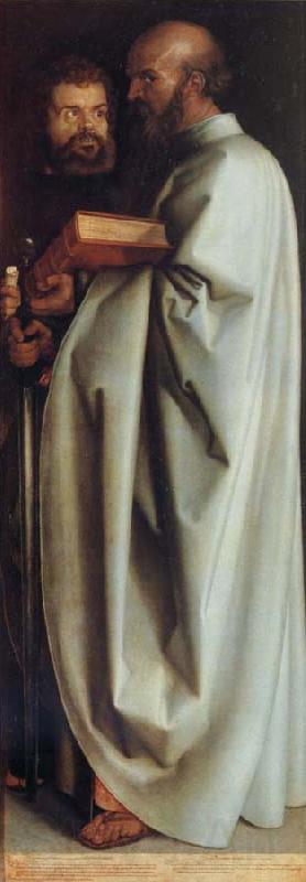 Albrecht Durer The Apostle paul and the evangelist Mark France oil painting art